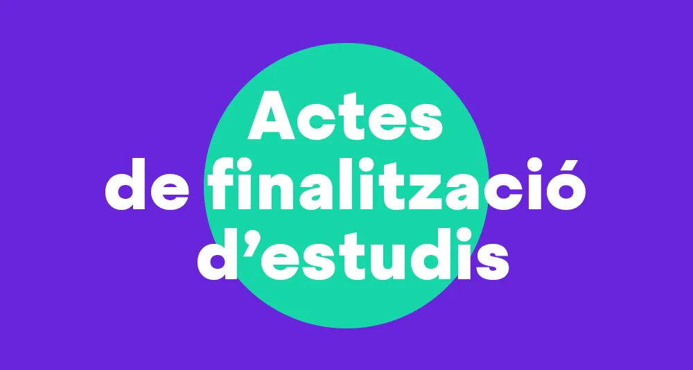 Actos de Finalización de Estudios